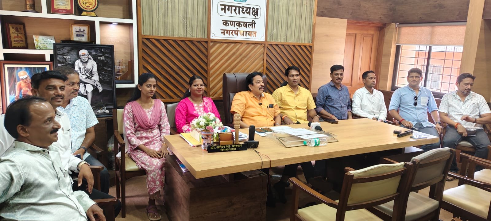 कणकवलीत अतिक्रमण हटाव मोहीम सुरुच - नगराध्यक्ष संदेश पारकर