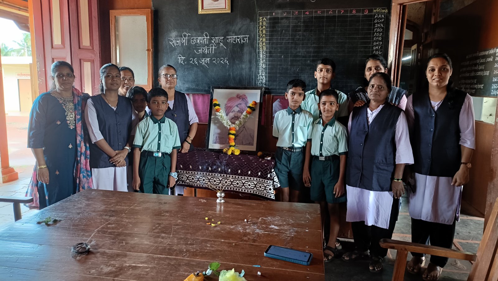 देवगड हायस्कूलमध्ये छत्रपती शाहू महाराज जयंती उत्साहात संपन्न