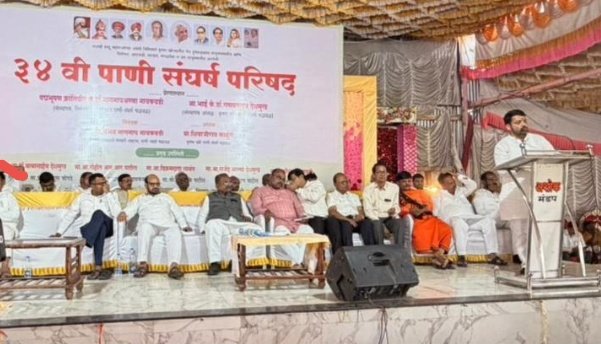 मंगळवेढ्यात 34 वी पाणी संघर्ष परिषद संपन्न; कृष्णा खोऱ्यातील दुष्काळग्रस्त तालुक्यांना पाणी मिळावे यासाठी एल्गार