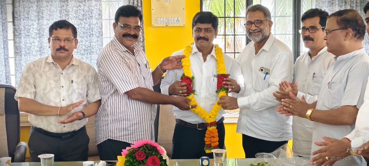 सिंधुदुर्ग जिल्हा शिक्षक पतपेढीच्या उपाध्यक्षपदी स्वप्निल पाटील यांची बिनविरोध निवड