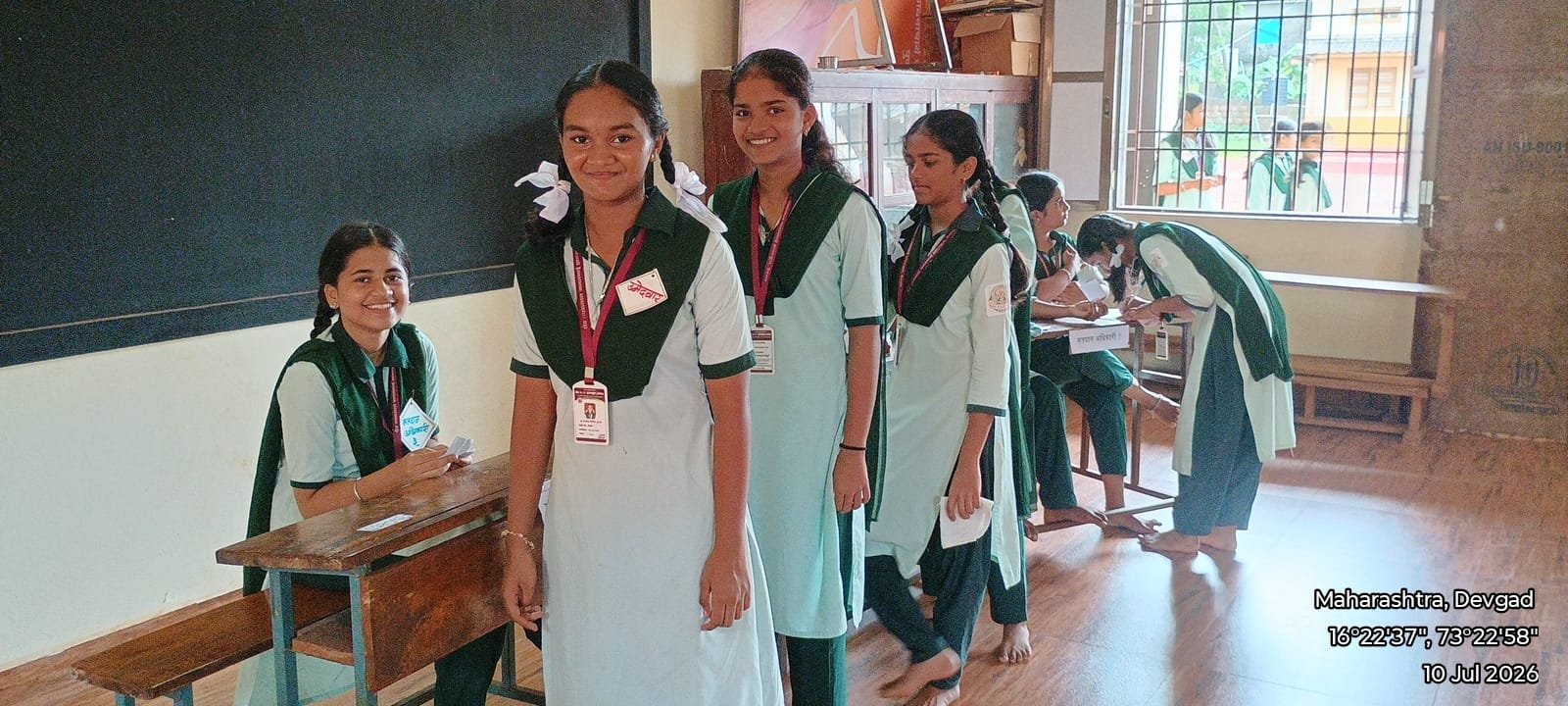देवगड हायस्कूलमध्ये विद्यार्थी स्वराज्य सभा निवडणुक उत्साहात