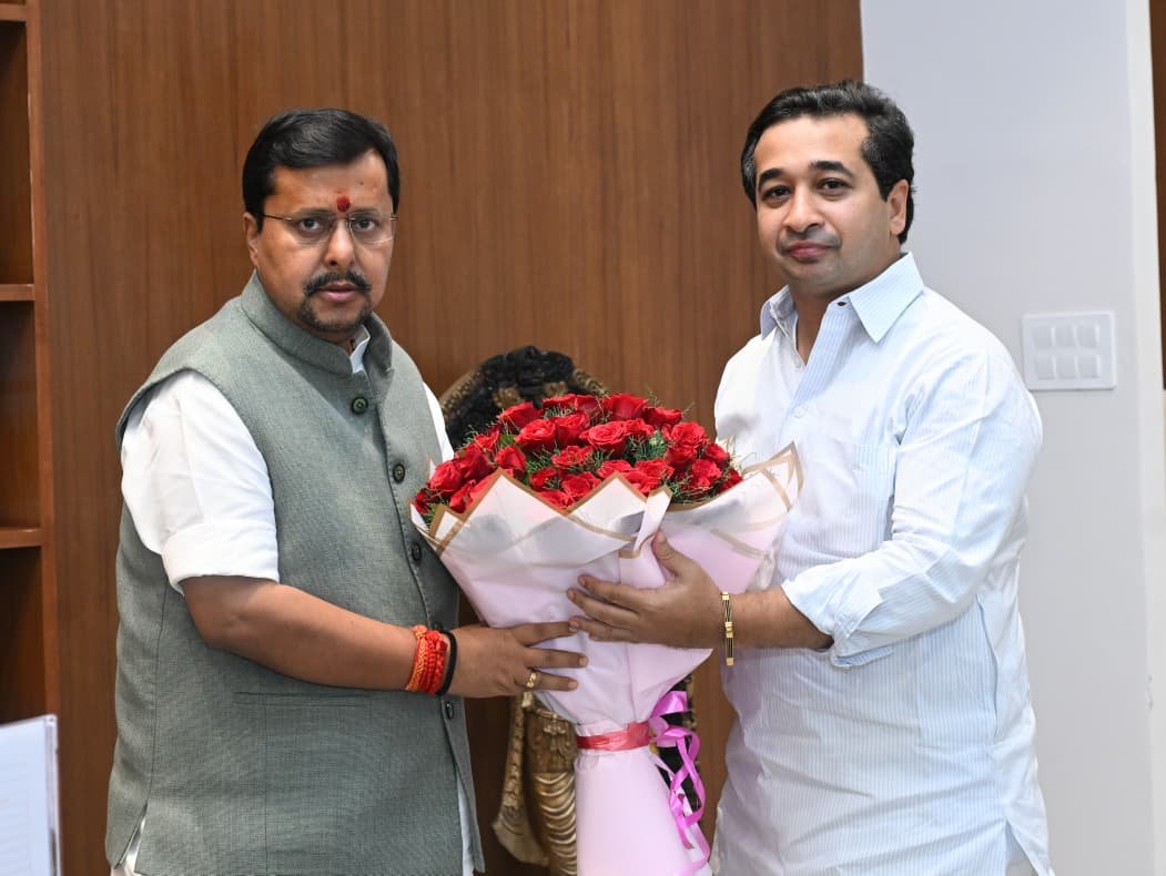दिल्लीत भाजपचे राष्ट्रीय अध्यक्ष नितीन नबीन यांची मंत्री नितेश राणे यांनी घेतली सदिच्छा भेट