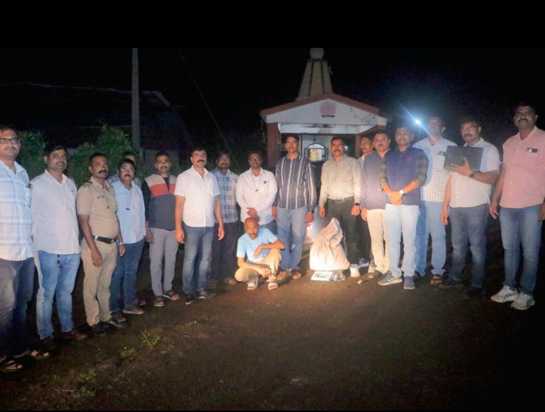 सांगली स्थानिक गुन्हे अन्वेषण शाखेची धडक कारवाई; ४ किलोहून अधिक गांजा सह   सराईत गुन्हेगार जेरबंद ​